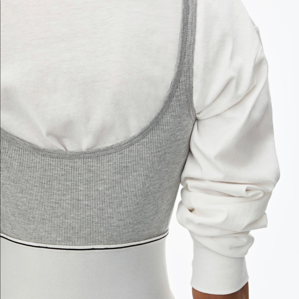 Alexander wang gray  bodysuit, size small
